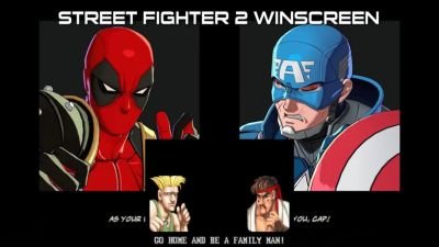Deadpool’s Marvel Tōkon Kit Is Packed With Fighting Game References From Street Fighter And More