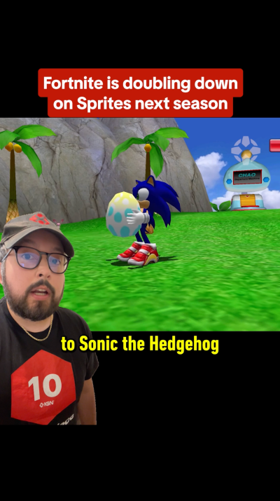 Fortnite Is Doubling Down On Sprites, We're Hopeful For A Sonic Crossover