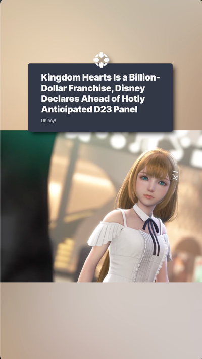 Kingdom Hearts Is a Billion-Dollar Franchise, Disney Says Ahead of D23 Panel