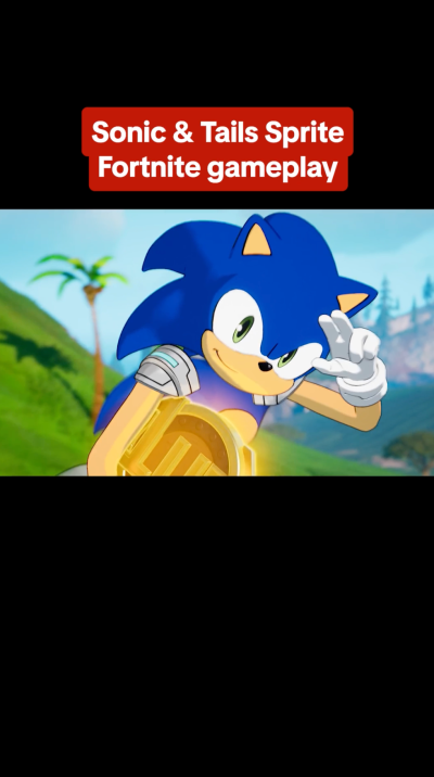 Sonic & Tails Sprites Let You Run Fast and Fly In Fortnite