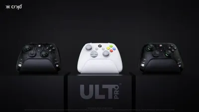 CRKD ULT PRO já está à venda: controle com sticks TMR, 1000Hz e dock para Switch 2 e PC