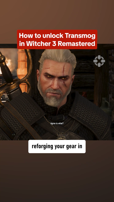 How to Transmog and Reforge Your Gear in The Witcher 3 Remastered