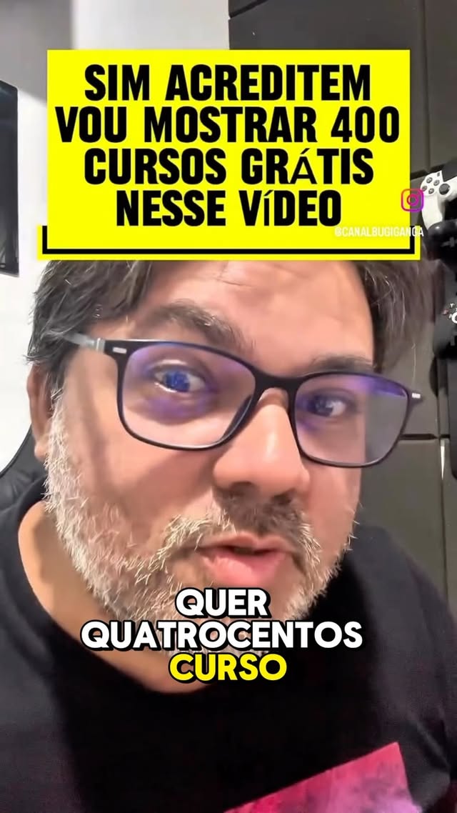 Centenas de cursos grátis