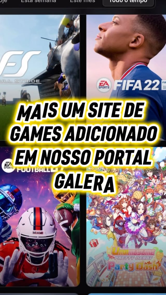 Mais um site Games em nosso canal